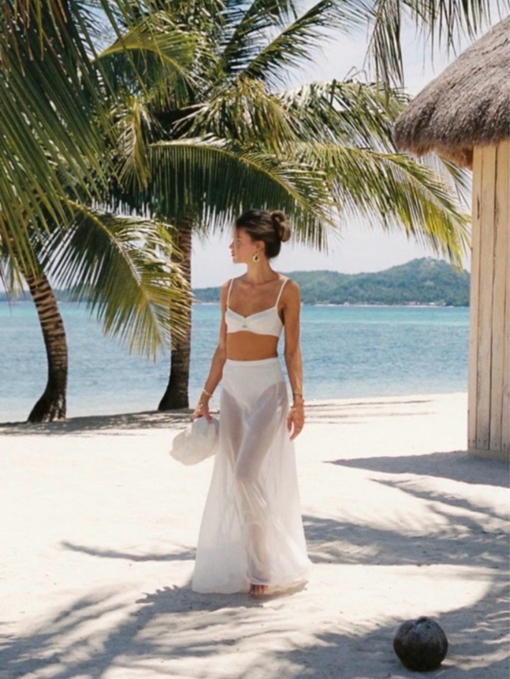 Kat the Label- Hanna skirt in Ivory